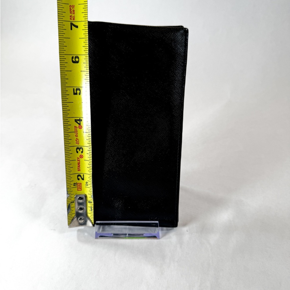 Prada Black Saffiano Leather Long Wallet | Made in Italy | Authentic - Picture 12 of 16